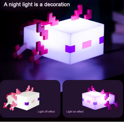 MC Axolotl Lamp
